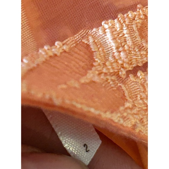 Free People Vibe Check Maxi Dress Orange Floral Button Front Boho Sleeveless Med - Picture 5 of 5